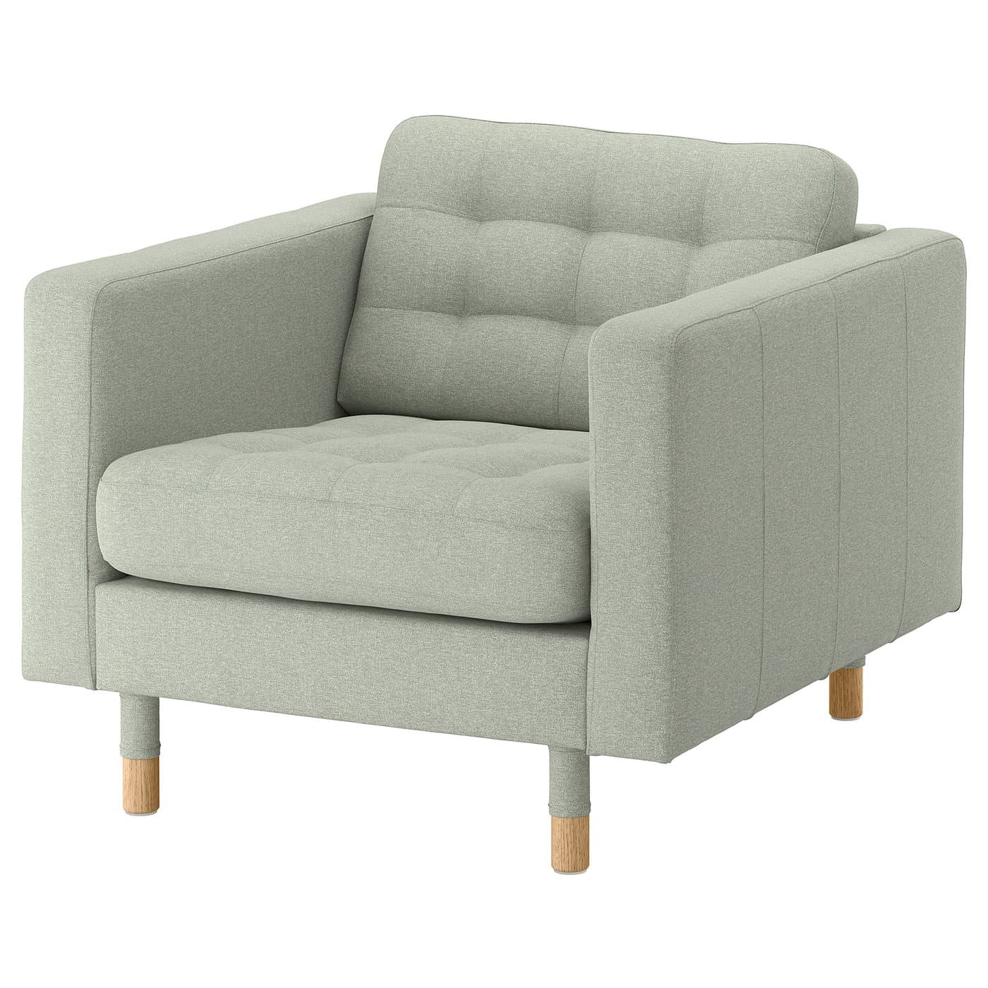 Modern Tufted Fabric Armchair