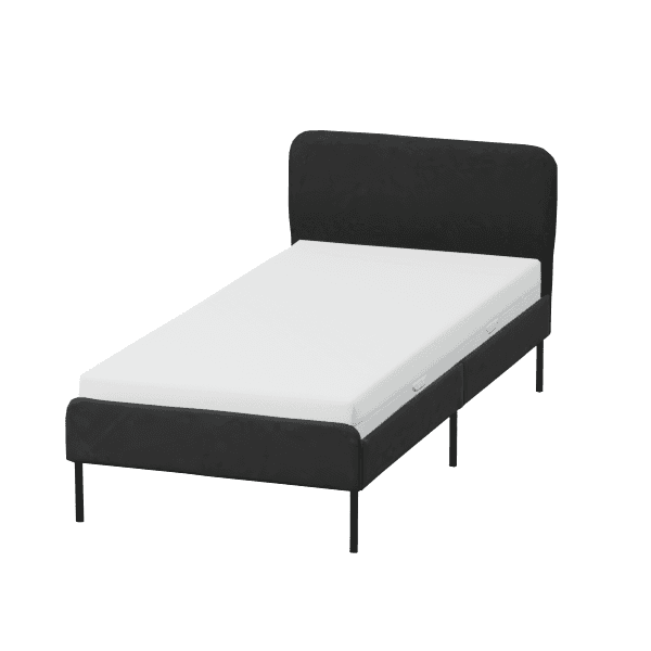 Modern Upholstered Twin Bed