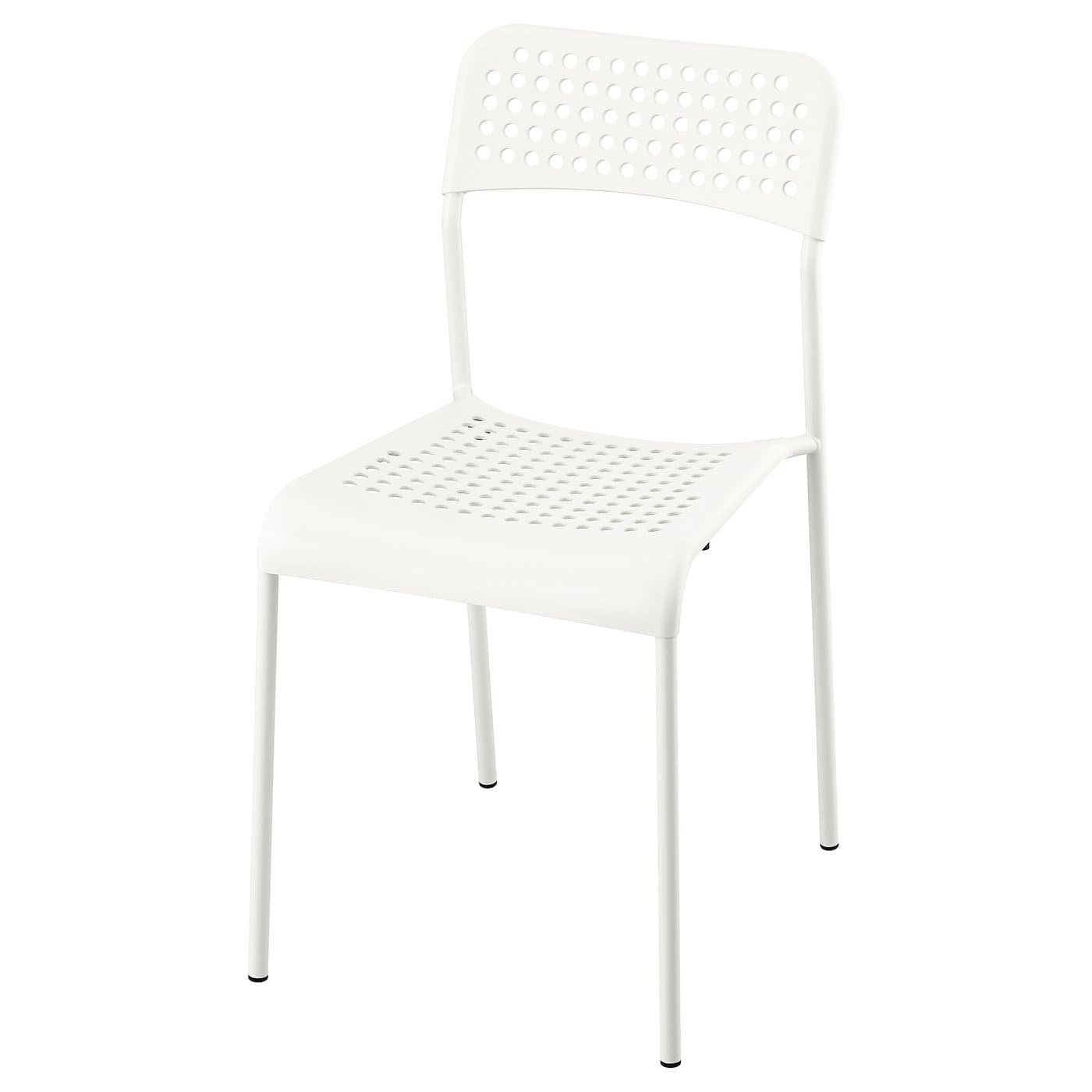 Modern Perforated Metal Dining Chair