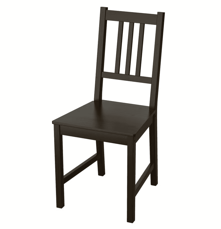 Traditional Dark Wood Dining Chair