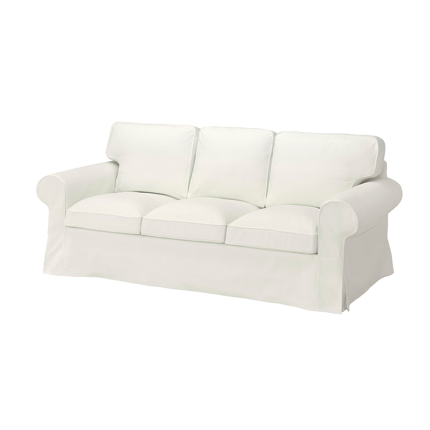 Classic White Slipcovered Sofa