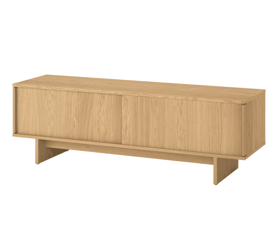 Minimalist Oak Media Console