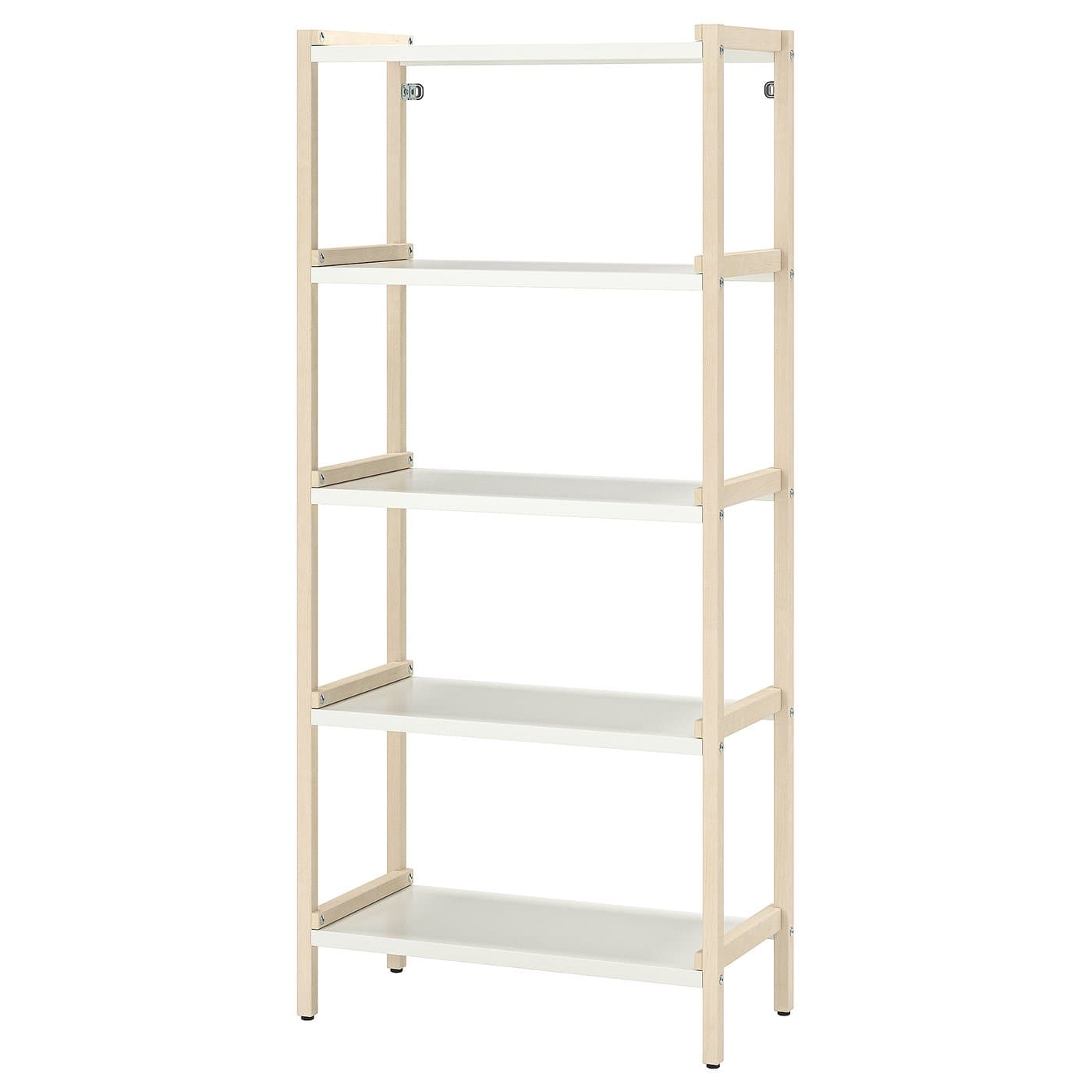 Modern Scandinavian Five-Tier Shelving Unit